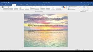 How To Create A Watermark In Word Picture Watermark In 2020 Word Pictures Watermark Pictures Words
