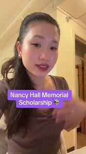 Nancy Hall Memorial Scholarship