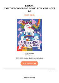 My kiddos love silly monsters! Unicorn Coloring Book For Kids Ages 4 8 By Rosie Issuu