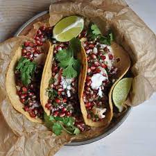 Pomegranate salsa on tacos make your favorite tacos and use this salsa in place of jarred grocery store salsa. Fish Tacos With Pomegranate Salsa Why Home Cooking Is Important Turntable Kitchen