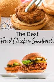 The Best Fried Chicken Sandwich Recipe Easy Chicken Recipes Video In 2020 Fried Chicken Sandwich Chicken Burgers Recipe Chicken Sandwich Recipes