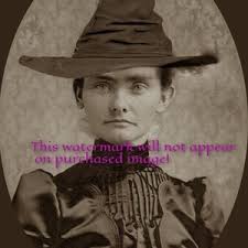 Vintage Victorian Witch Halloween Portrait