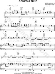C romeo save me, try to tell me how it is. Steve Forbert Romeo S Tune Sheet Music In A Major Transposable Download Print Sku Mn0067074