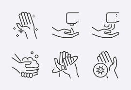 Black And White Outline Washing Hands Clipart Hand Washing Icons By Siwat V In 2020 Hand Washing Poster Hand Washing Wash Logo