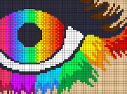 Alpha Friendship Bracelet Pattern 16062 Easy Pixel Art Anime Pixel Art Pixel Art Pattern