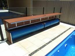 Pool Blanket Boxes Australia Timber Look Aluminium Pool Cover Hidden Pool Pool Storage