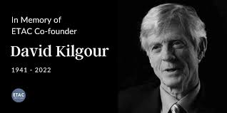In Memory of the Honourable David Kilgour