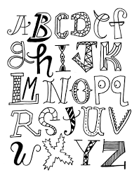 A is for apple, b is for baby, c is for cat. Alphabet Different Styles Alphabet Coloring Pages For Kids To Print Color