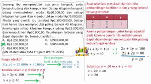 This is why you remain in the best website to look the unbelievable ebook to have. Contoh Soal Cerita Program Linear Metode Simpleks Minimum Contoh Soal Terbaru