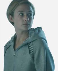 The Rain Alba August Grey Fleece Zip-Up Hoodie