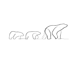 The best selection of royalty free one line drawing animal vector art, graphics and stock illustrations. Printable Minimal Art Downloadable Animal Line Art Etsy Animal Line Drawings Mama Bear Tattoos Polar Bear Tattoo