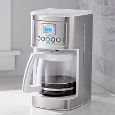 With adjustable brew strength, this cuisinart programmable coffee maker makes sure you. Cuisinart Perfecttemp 14 Cup Programmable Coffeemaker White Reviews Crate And Barrel