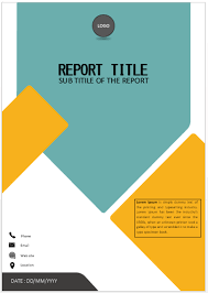 Cover Page Yellow Elegant Cover Page Cover Pages Book Cover Template Cover Page Template Cover Pages