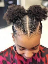 Braided Puffs Hair Puff Natural Hair Styles Easy Cute Hairstyles For Short Hair