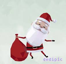 Christmas Is Coming Santa Gif Christmasiscoming Santa Santaclaus Discover Share Gifs Christmas Animated Gif Painting Art Lesson Animation