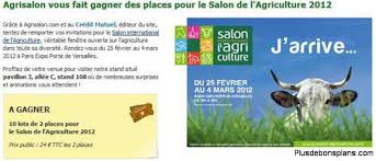 Durant cette foire, vous pourrez découvrir de nombreux stands regroupés autour de comment gagner ses entrées gratuites pour le salon de l'agriculture 2020 ? Salon De L Agriculture 2012 Gagner Des Places