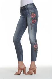 Nice vintage visit our newest shop: Driftwood Skinny Jeans Audrey Floral Embroidery Fall 2018