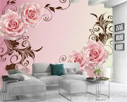 This peel and stick wallpaper is easy to use and won't harm your walls. 3d Wallpaper Living Room Light Pink Beautiful Flowers Home Decor Living Room Bedroom Wallcovering Hd Wallpaper From Yunlin888 14 13 Dhgate Com