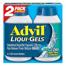 We assume no liability for any inaccuracies/ . Advil Liqui Gels Ibuprofen 200 Mg Pain Reliever Fever Reducer 240 Capsules Costco