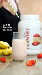 Um sabor com gostinho de sobremesa: nosso True Whey Strawberry Cheesecake!  , Delicioso sabor natural do morango com cremosidade surpreendente 🍓🍰,  🧡🌱 Tudo isso aliado aos benefícios que você já conhece ...