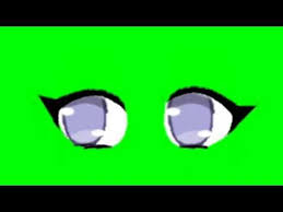 Moving Blinking Eyes Green Screen Gacha Life Free To Use Youtube In 2021 Greenscreen Green Screen Video Backgrounds Chroma Key