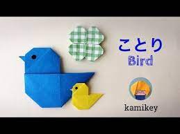 春の飾りに 折り紙の ことり 創作折り紙 カミキィ 折り紙 簡単 鳥 折り紙 折り紙 飾り