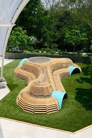Nest Interactive Playscape Tri Lox Arch2o Com Rooftop Design Rooftop Public Playground