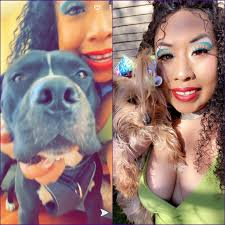 I suffer from BiPolar Disorder, Anxiety & PTSD and these two are the best  therapy for my Mental Health 🖤 I absolutely love my furry babies 🥰 Orisha  & A Bitch Named