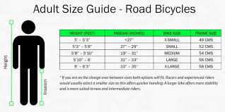 bicycle sizing guide choosemybicycle