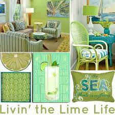 Orange lime green white dining living room interior. Lime Green Decor Coastal Decor Ideas Interior Design Diy Shopping