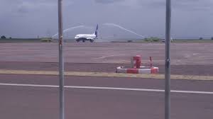 Fzaa), also known as n'djili airport (kinshasa international) it is democratic republic of the congo's main international airport and serves the area of kinshasa. Kinshasa Welcomes Rwandair With Water Salute Kt Press