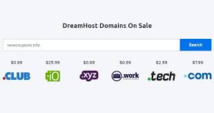 Dreamhost Cheap Domains Registration Starting At 0 89 In 2020 Dreamhost Domain Registration Domain