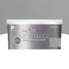 Nuancier couleur ncs couleurs ncs gris. Peinture A Effet Metallise Colours Aluminium Satine 2l Castorama
