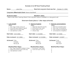 Iep Goal Tracking Sheet Templates At Allbusinesstemplates