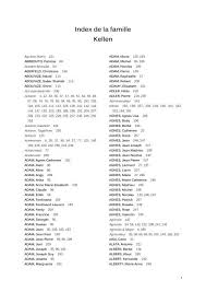 de la famille Kellen