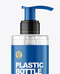 Download 23 Clear Bottle With Pump Psd Mockup Potoshop PSD Mockup Templates