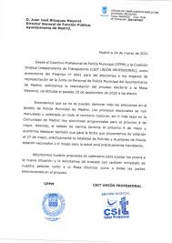 Los madrileños votan desde las 9.00. Solicitud Reanudacion Elecciones Junta Personal Policia Municipal Ayto Madrid