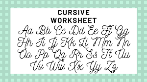 It compliments are cursive worksheets which provide practice in writing letters, joins, words and short texts. Cursive Alphabet Your Guide To Cursive Writing Science Trends