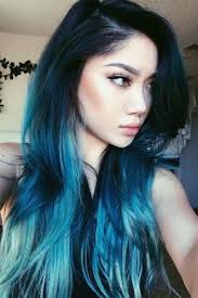 If Only I Had Blue Eyes To Go With This Hair Hair Styles Blue Ombre Hair Dyed Hair