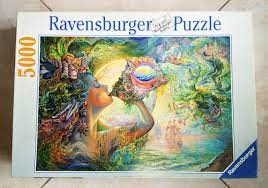 The finished puzzle measures 153 x 100cm when complete. 5000 Teile Ravensburger Puzzle Ruf Des Meeres Josephine Wall Spiel Gebraucht Kaufen A02peviv41zz4