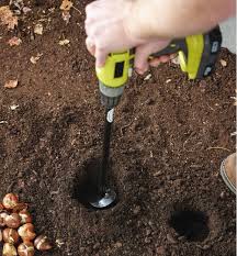 Auger drill bit for planting 1.6x16.5inch extended length garden auger spiral drill bit for planting bulbs flowers planting auger for drill post hole digger for 3/8 hex drill. Garden Auger Lee Valley Tools