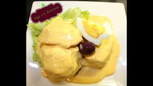 However, the cheese is sometimes substituted with 1 cup of natural peanut butter. Papa A La Huancaina English Version Potatoes With Aji Sauce Youtube
