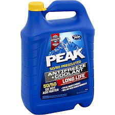 peak antifreeze coolant 5050 prediluted long life market