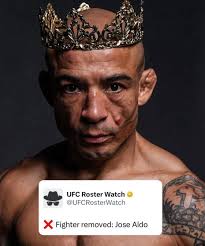 Jose Aldo Removed From the UFC Roster, What a career!👑