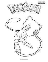 We have collected 39+ mew coloring page images of various designs for you to color. Mew Pokemon Coloring Page Super Fun Coloring