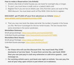 Your bank card, that means paying and withdrawing money easily. How To Make A Reservation Via Airbnb Montalban Resthouse Facebook