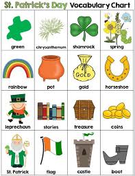 St Patrick S Day Vocabulary Ready For March Centers And Writer S Workshop St Patrick S Day Crafts St Patrick Day Activities St Patricks Day Crafts For Kids