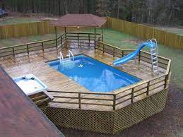 Check spelling or type a new query. Small House With Pool Extravagance Let Your Small House Stand Out With These Ideas For Pools Decor Around The World Pool Deck Plans Rectangular Pool Above Ground Pool Decks Ideas