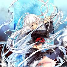 Crazy ruby is based on a part of the anime adaption of diamond is unbreakable where crazy diamond is red. Katana White Hair Blade Samurai Emotional Anime Anime Girl Weapon Long Hair Hd Wallpaper Peakpx
