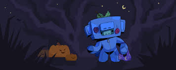 Pink and blue illustration, discord computer icons logo user internet bot. Halloween Bot 2020 Discord